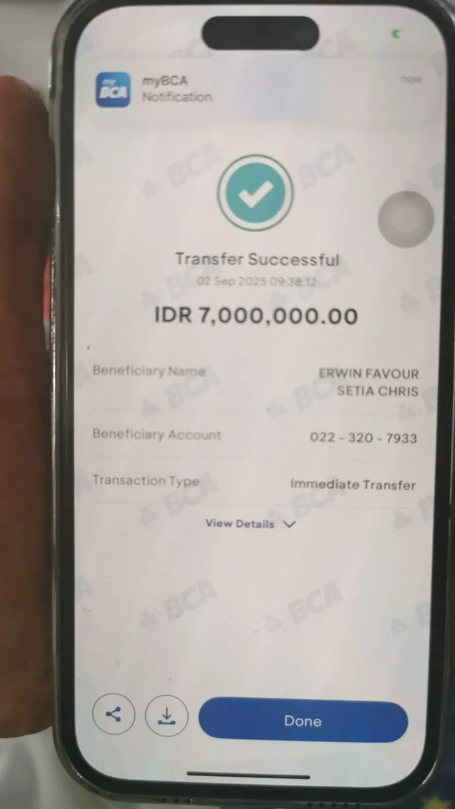 Bukti Transfer